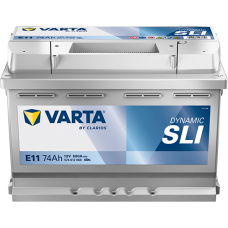 BATERIA VARTA 74 AMP + DIR - E11